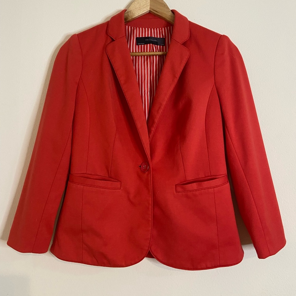 Orange blazer